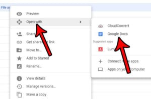 convert pdf to google docs