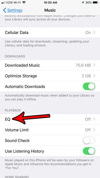 how to change the eq settings on your iphone