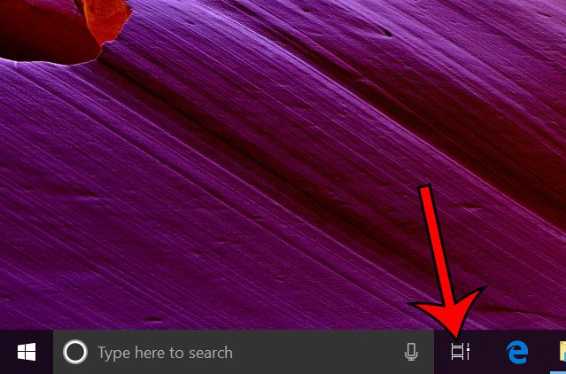 task view button in taskbar