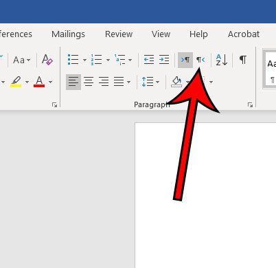 how to change text direction in word