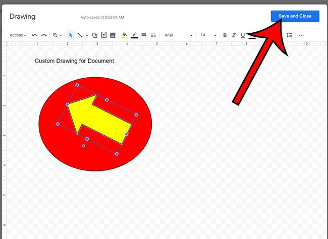 how to create a drawing in google docs