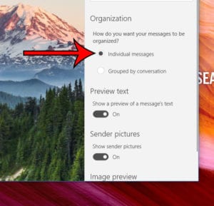 How to Turn Off Conversation View in Windows 10 Mail