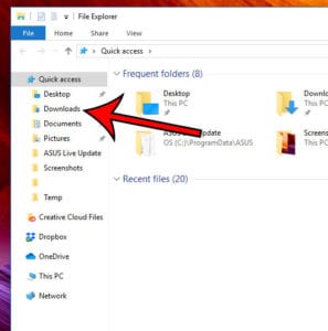 How to Open the Downloads Folder in Windows 10