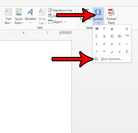 click Symbols, then More Symbols