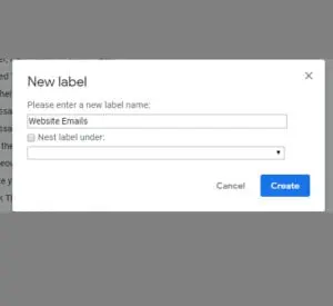 how to create folders in Gmail