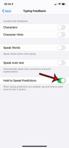 How to Enable Spoken Predictions on an iPhone 11