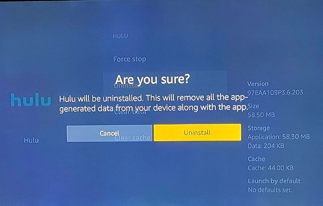 how to delete apps on Firestick