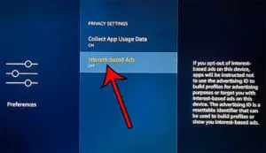 How to Turn Off Interest Based Ads on the Amazon Fire Stick