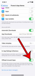 What Does Offload Unused Apps Mean on an iPhone 11?