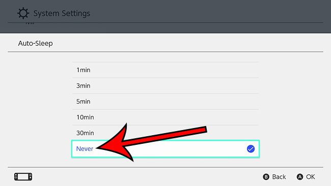 how to stop the Nintendo Switch from going to sleep