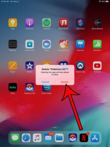 how to delete apps on an iPad