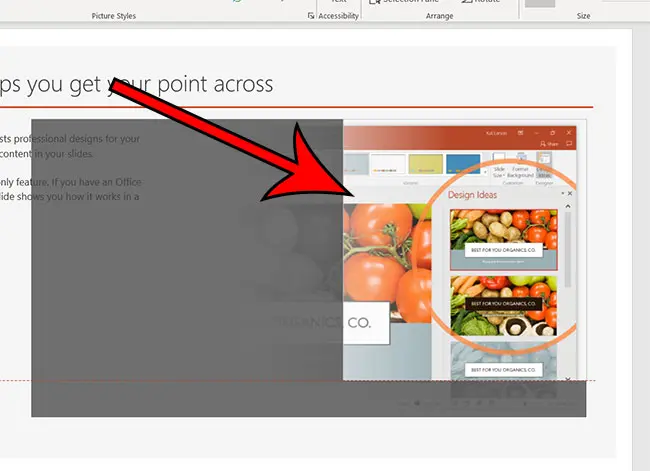 how to cut out part of a picture in Powerpoint