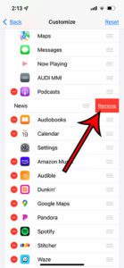 how to delete CarPlay apps from an iPhone