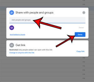 how to share files from Google Docs, Google Sheets, or Google Slides