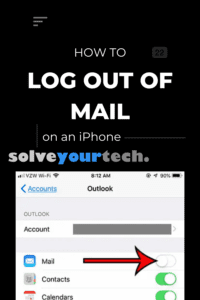 How to Log Out of Mail on iPhone