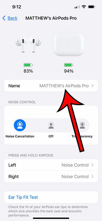 how to change Bluetooth name on iPhone AirPods