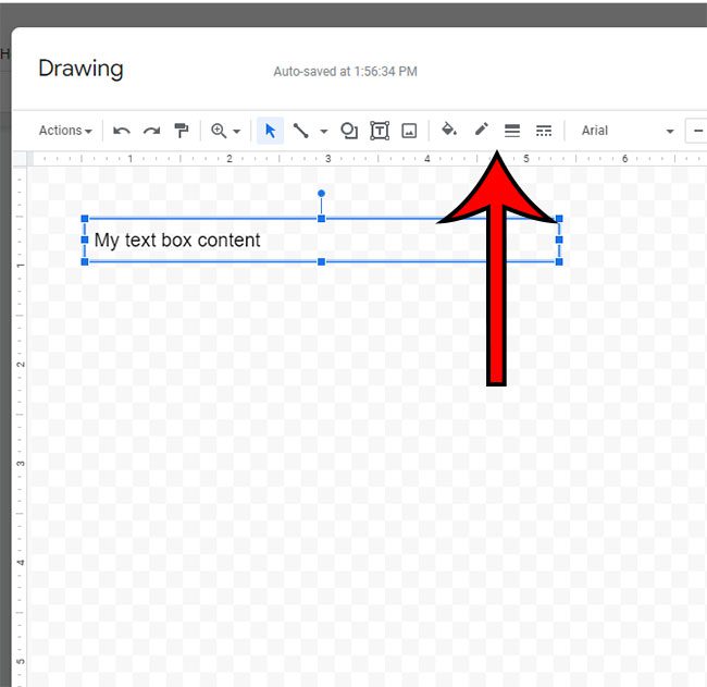 how to format a text box in Google Docs