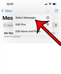 how to mark text messages as unread on an iPhone 13