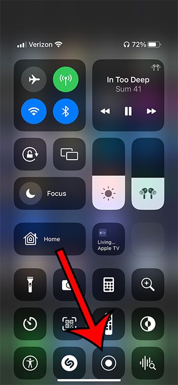 how to screen record on iPhone 13