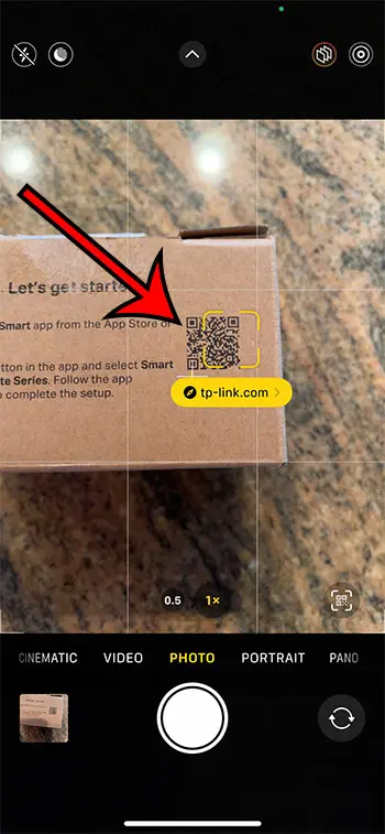 iphone 13 camera scan qr code