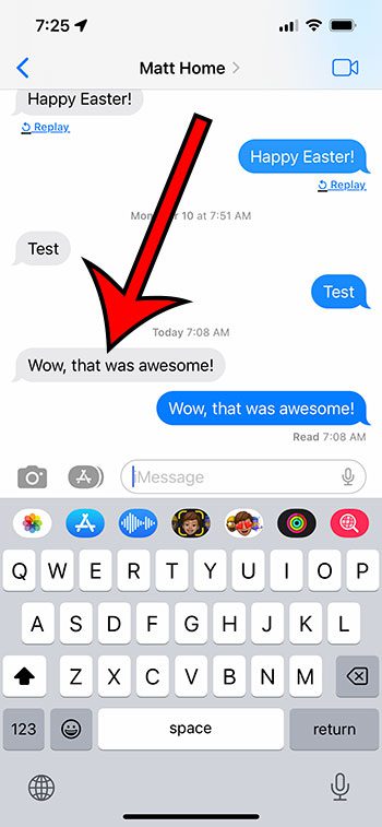 how to like a message on iphone 12