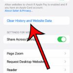 how to clear history on iPhone 14