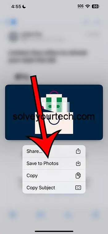 saving and sharing iPhone mail attachments