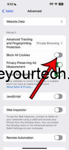 iOS 17 How to Allow iPhone Safari Cookies