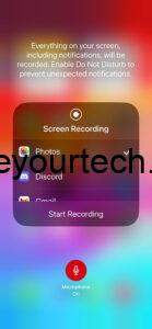 how to screen record on iPhone