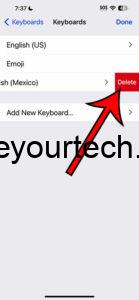 Can I Delete a Keyboard On My iPhone?