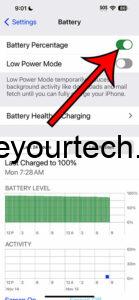 iOS 17 Guide: How to Turn On/Off Battery Percentage on iPhone