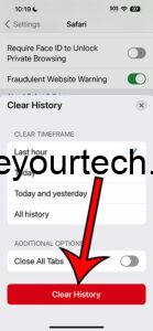 iPhone 14 - How to Clear Browsing History