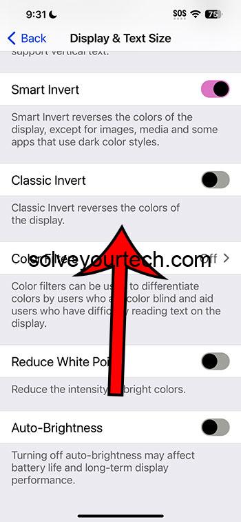 How to Invert Colors on iPhone 14 