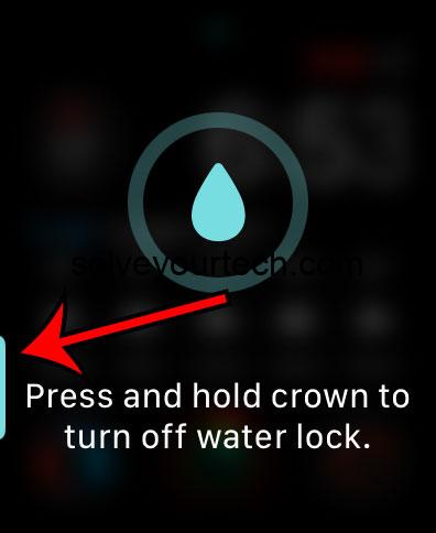 Apple Watch water lock