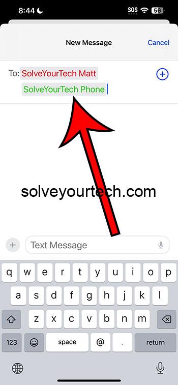 can you create a group text with iphone and android