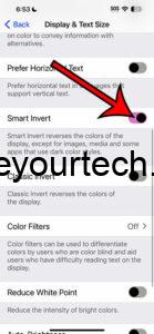 iOS 17 - How to Invert iPhone Screen Colors