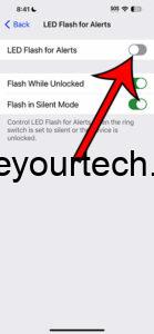 iOS 17 - How to Stop Flash Notifications on iPhone