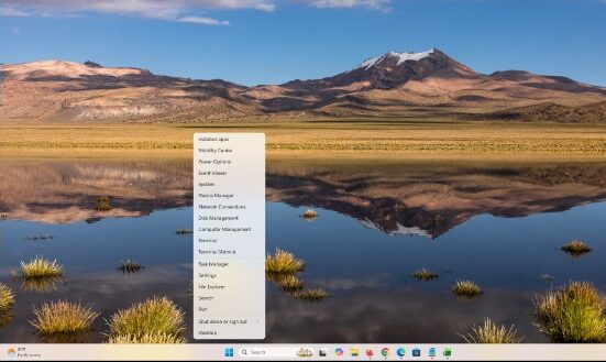 How to Open Disk Management in Windows 11: A Step-by-Step Guide 1 Windows 11 Win+X menu with Disk Management option