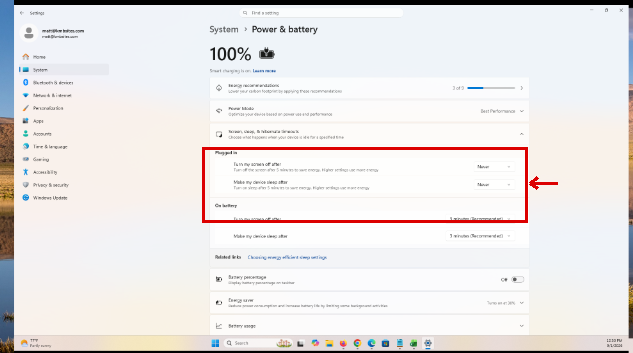 How To Adjust Power And Sleep Settings In Windows 11 2 Screen, sleep, and hibernate timeout settings in Windows 11