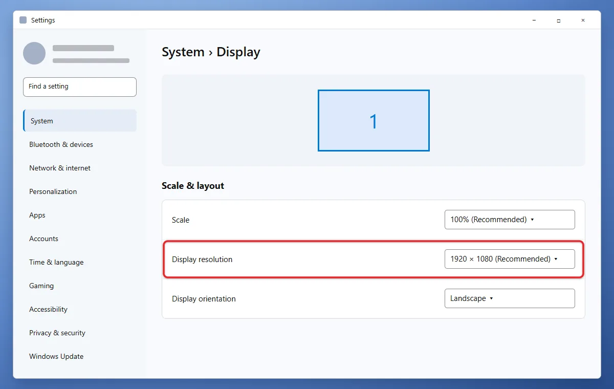 How to Change Screen Resolution in Windows 10 (and Windows 11) 3 Scale and Display resolution settings in Windows 11