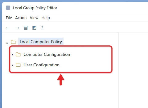 How to Open Local Group Policy Editor in Windows 11 1 Local Group Policy Editor with Computer Configuration and User Configuration under Local Computer Policy