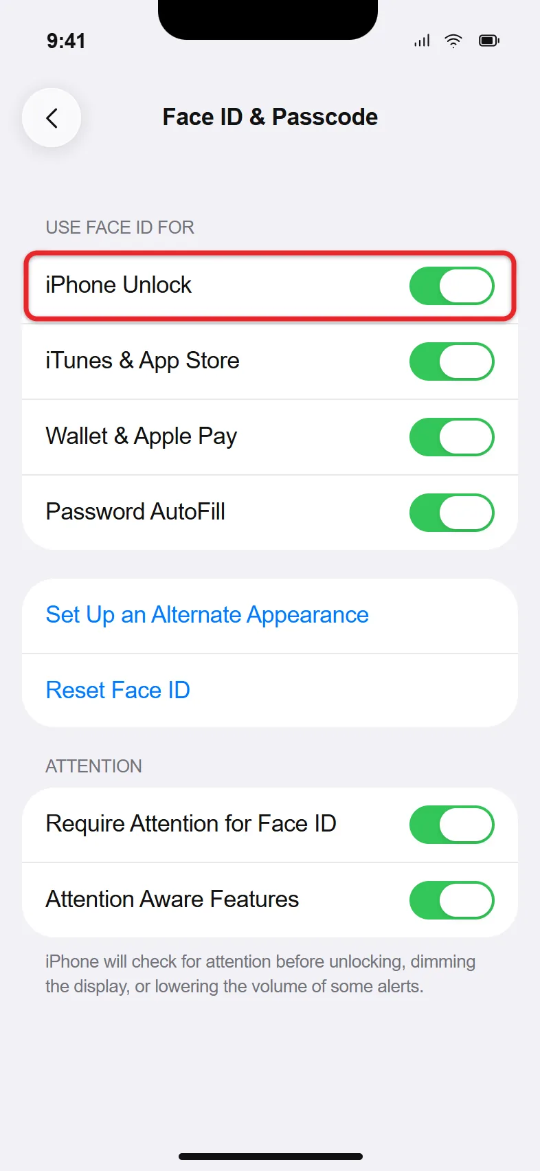 How to Use Face ID to Unlock an iPhone 11 (or Newer iPhone) 3 Use Face ID For switches with iPhone Unlock turned on