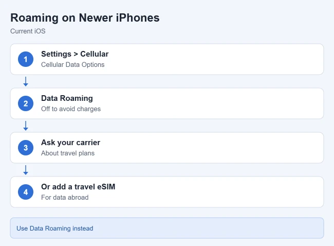 What Is International CDMA on the iPhone? 2 Roaming settings on current iPhones