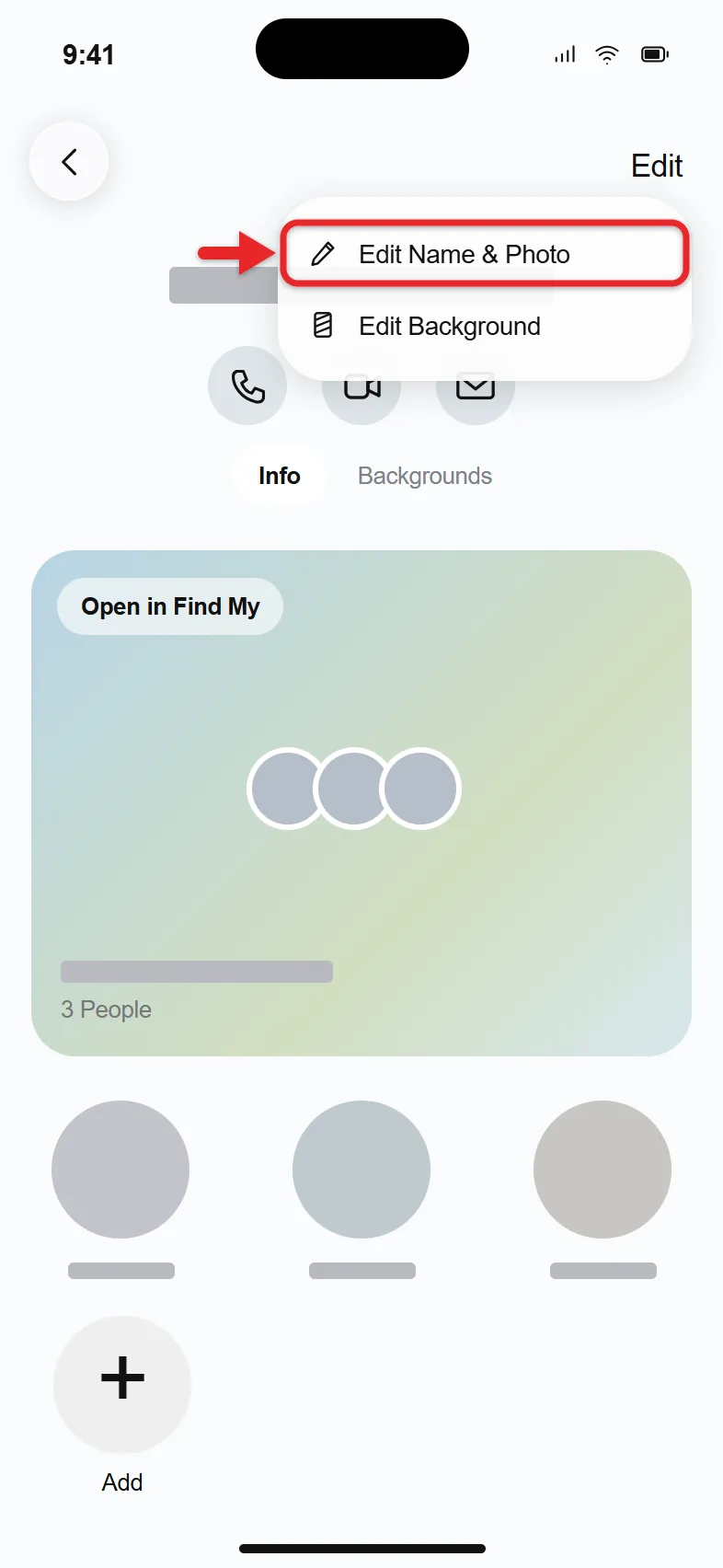 How to Start, Name, and Leave a Group Text on iPhone 1 iPhone group conversation details with the Edit Name and Photo option